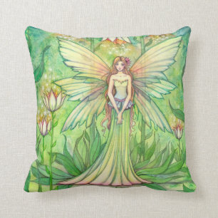 Illuminierte Gartenfee Fantasy-Kunst Kissen