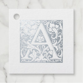 Illuminierte Letter A Monogram Wedding Anniversary Geschenkanhänger