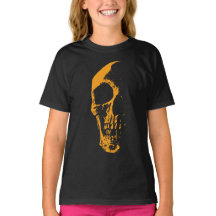 Illuminierte Skull Orange Paint Creation