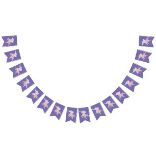 illusima Ballerina Elephant Lila Wimpelkette