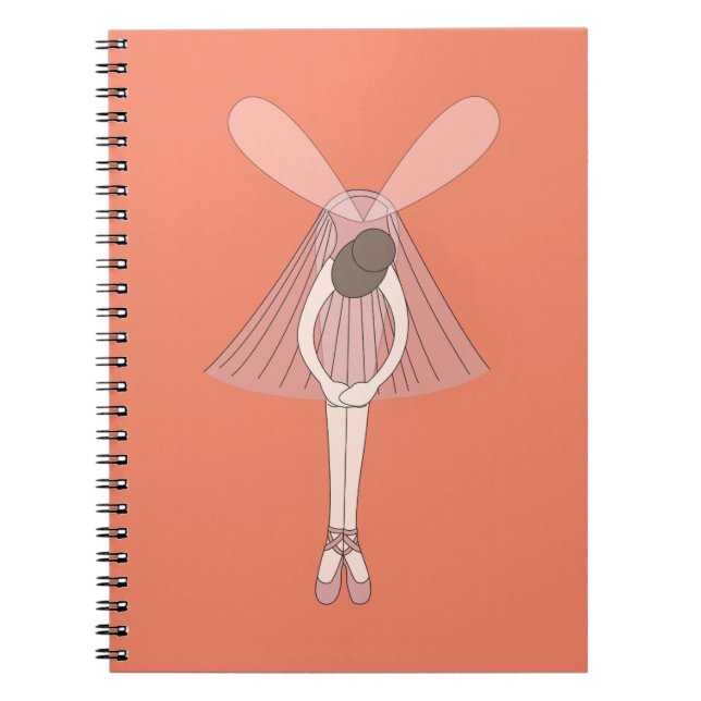 illusima Ballerina Fee Notizblock (Vorderseite)