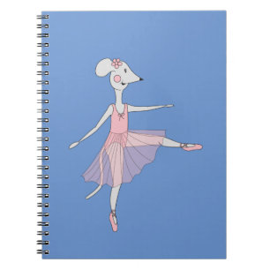 illusima Ballerina Maus Notizblock