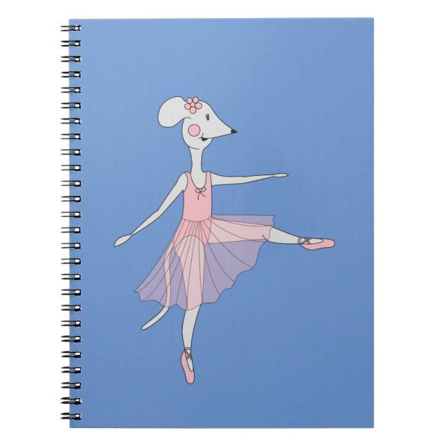 illusima Ballerina Mouse Notizblock (Vorderseite)