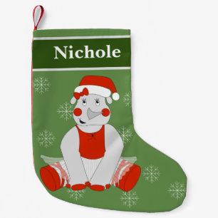 illusima Ballett Nashorn Weihnachten Schneeflocken Kleiner Weihnachtsstrumpf
