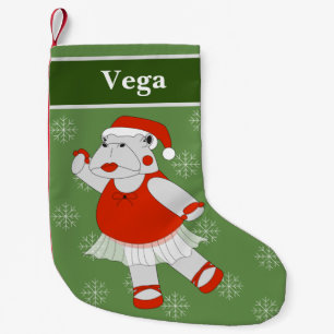 illusima Ballett Nilpferd Weihnachten Schneeflocke Kleiner Weihnachtsstrumpf