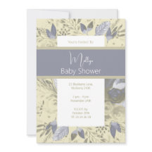 Illusima Boho Watercolor Floral Baby Dusche