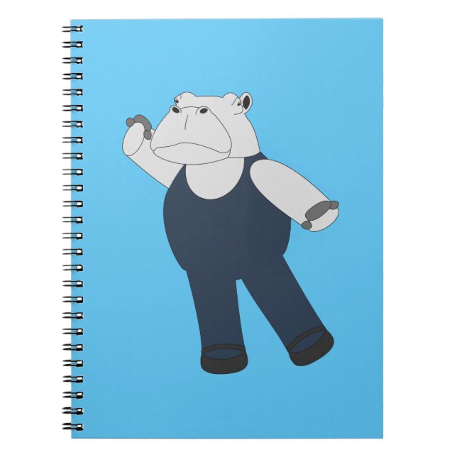 Illusima Drama Hippo Notizblock (Vorderseite)
