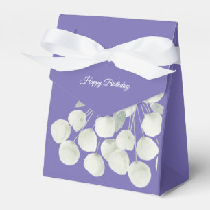 illusima Floral White Ribbon Happy Birthday Geschenkschachtel