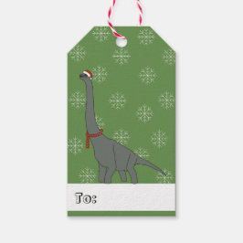 illusima Langhalsig Dinosaurier Weihnachtsschneefl Geschenkanhänger
