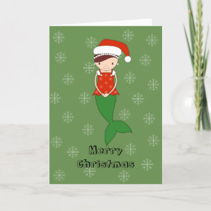 illusima Meerjungfrau Weihnachten Schneeflocken Gr