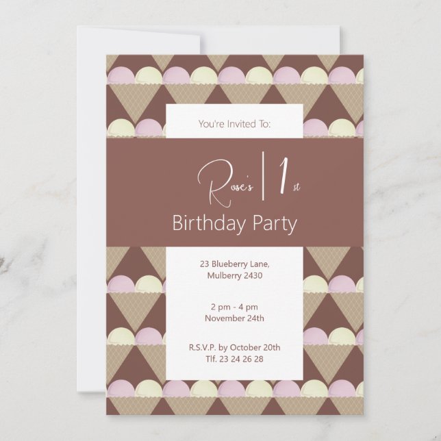 illusima Strawberry Vanilla Club Einladung (Vorderseite)