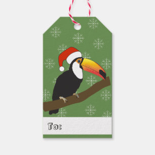 illusima Tukan Weihnachts-Schneeflocken Geschenkanhänger