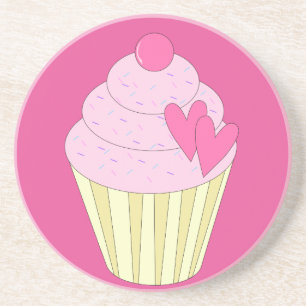 illusima verzierter Cupcake Untersetzer