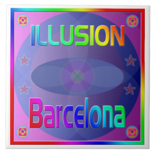 "ILLUSION Barcelona" Tile! Fliese