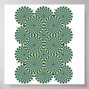 illusion circles poster
