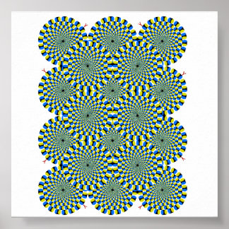 illusion circles poster