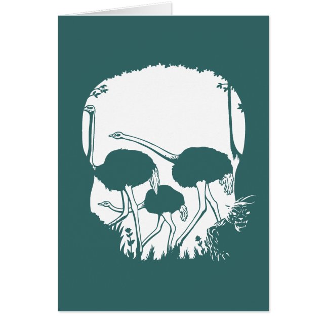 Illusion de crâne d'autruche (Devant)