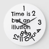 Illusion der Uhr