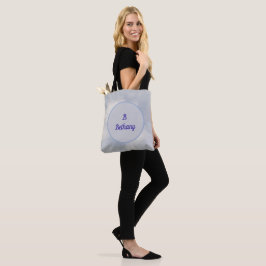 Illusion des Sonnenbildes mit Monogramm Tasche