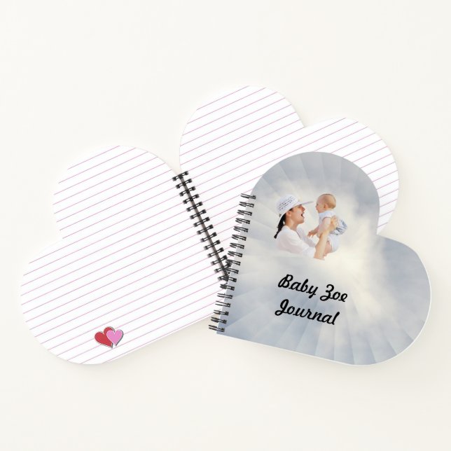 Illusion des Sun Background Baby Notizbuch (Innenseite)
