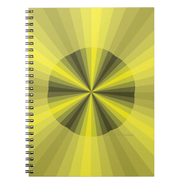 Illusion d'optique Cahier jaune (Devant)
