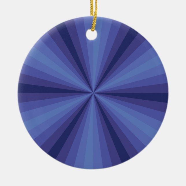 Illusion d'optique Ornement Bleu (Devant)