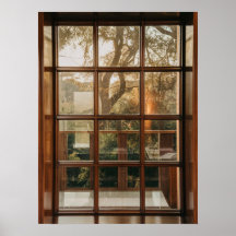 Illusion eines Sonnenuntergangsbaum durch das Fake