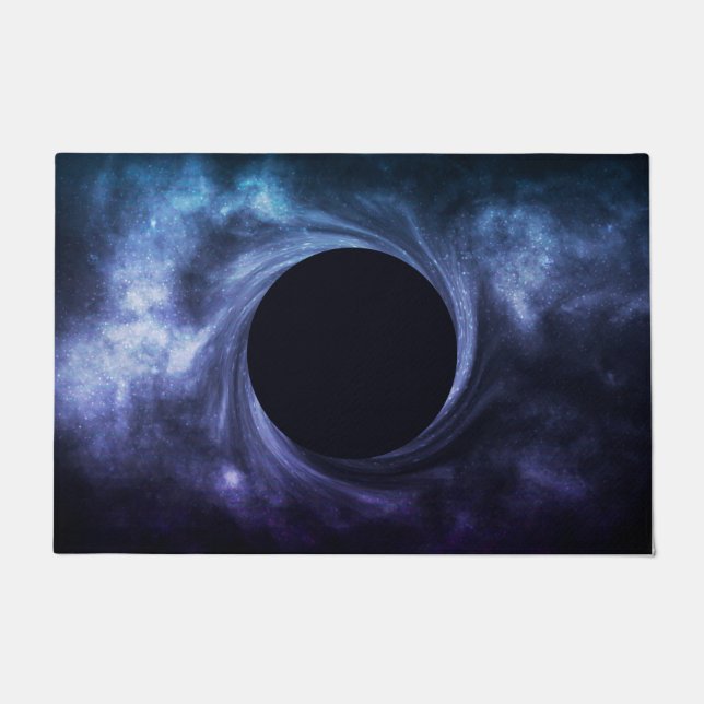 Illusion Galaxy Black Hole Fußmatte (Vorderseite)