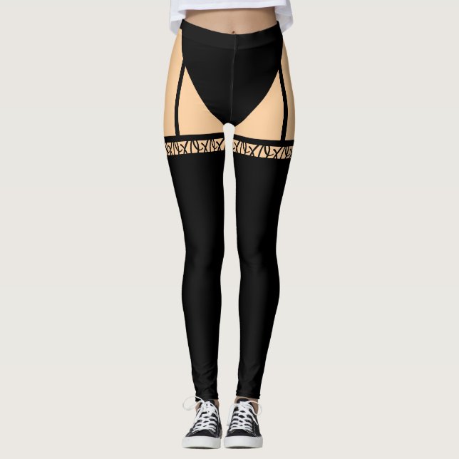 Illusion-Leggings Leggings (Vorderseite)