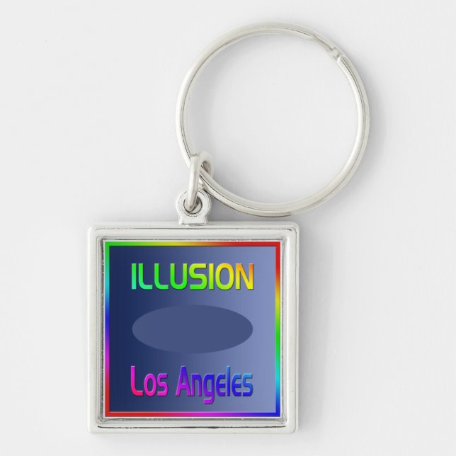 "ILLUSION Los Angeles" Schlüsselanhänger! Schlüsselanhänger (Vorne)
