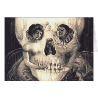 Illusion optique d'amour de crâne rétro