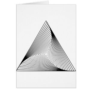 illusion optique de la triangle 3d