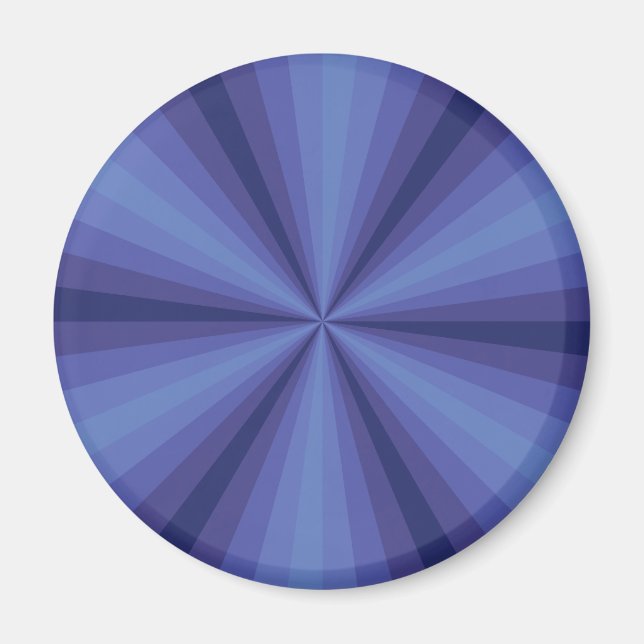 Illusion optique Magnet bleu (Devant)
