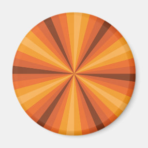 Illusion optique - Magnet orange