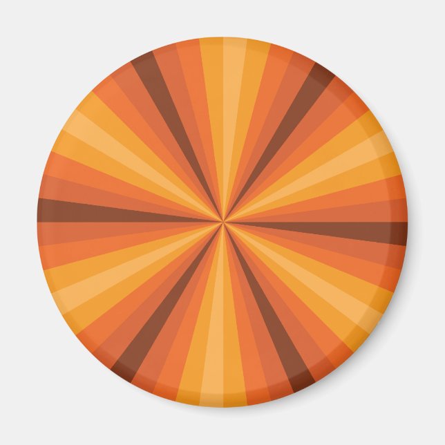 Illusion optique - Magnet orange (Devant)