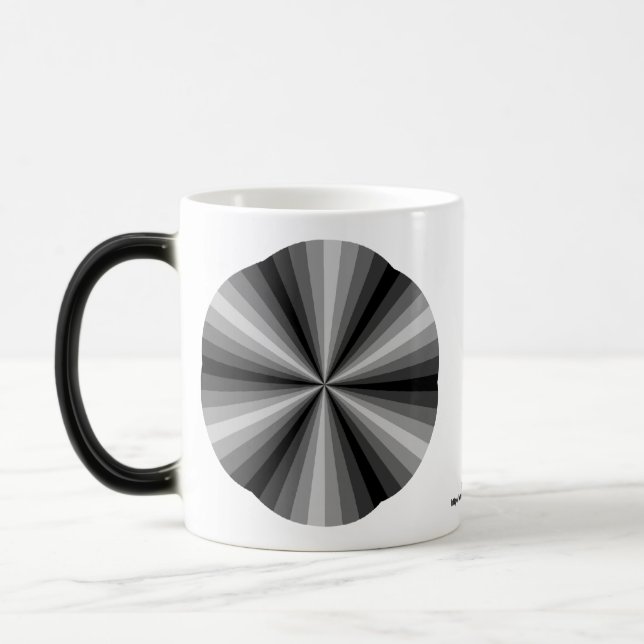Illusion optique Mug noir (Gauche)
