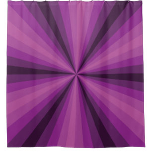 Illusion optique Rideau de douche violet