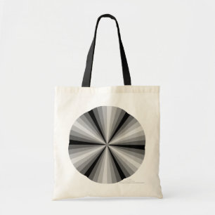 Illusion optique Sac fourre-tout noir