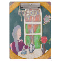 Illustrated Clipboard – Colorful Pattern Design