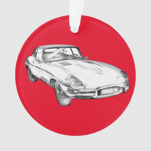 Illustration 1964 antique de voiture de sport de (devant)