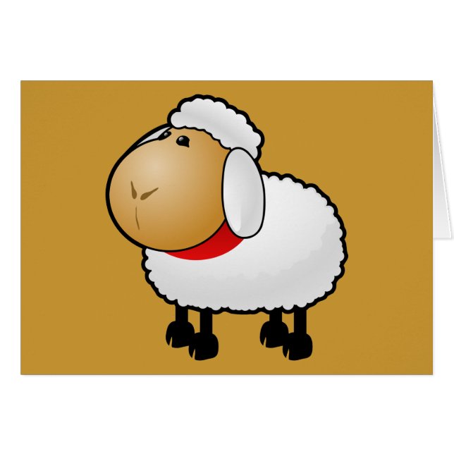 Illustration 54-Free-Cartoon-Sheep-Clipart-Clipart (Devant horizontal)