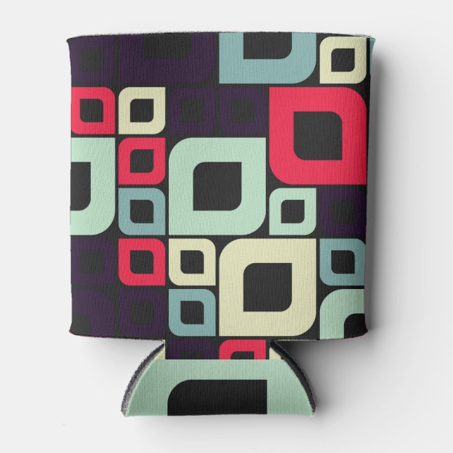 Illustration abstrakter Geometrie, computergestütz Dosenkühler (Vorderseite)