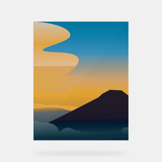 Illustration Acrylschild (Vorderseite)