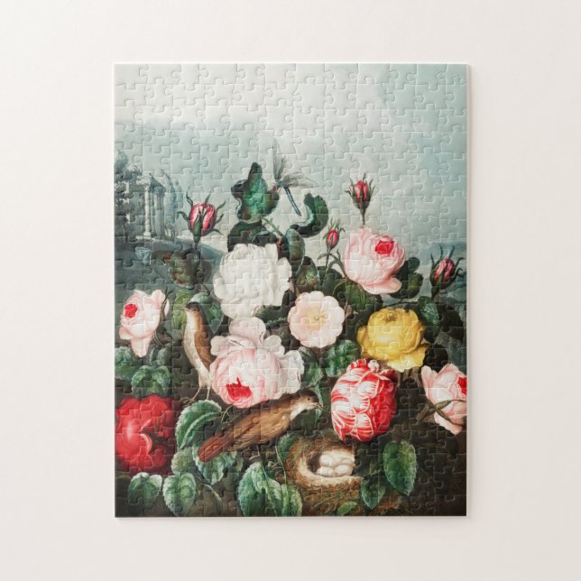 Illustration alter Blumen (Vertikal)