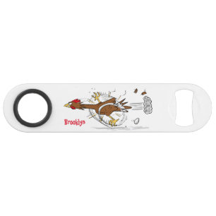Illustration amusante de poulet cool