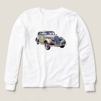 Illustration aquarelle de voiture classique vintag