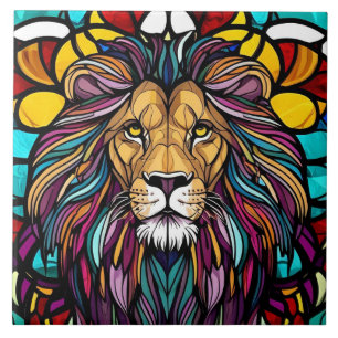 Illustration aus gefestigtem Glas Fliese