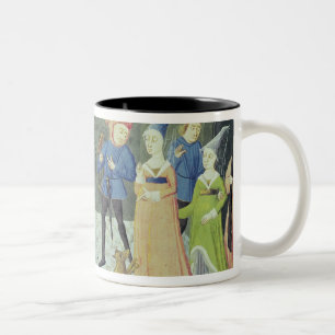 Illustration Carlo Marsuppini Zweifarbige Tasse