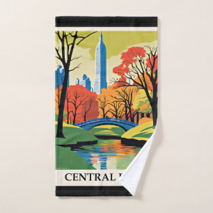 Illustration colorée de Central Park