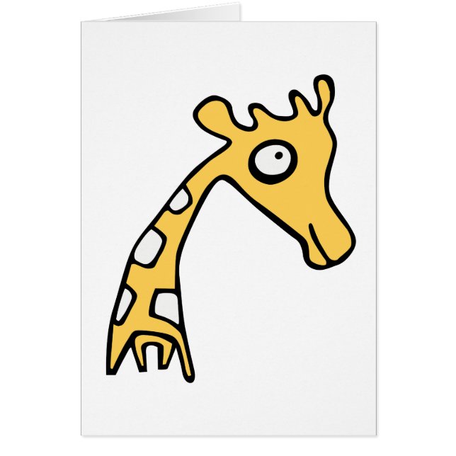 Illustration cool de girafe (Devant)
